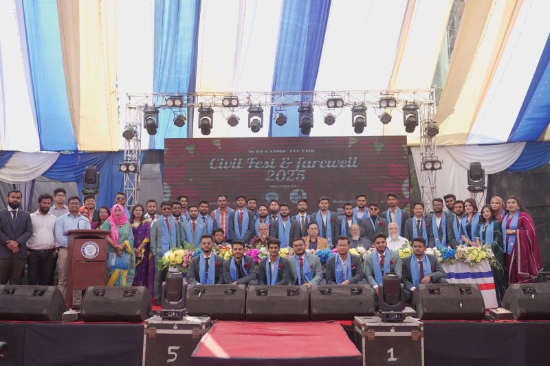 সাউদার্ন ইউনিভার্সিটির পুরকৌশল বিভাগে ফেস্ট ও বিদায় অনুষ্ঠান